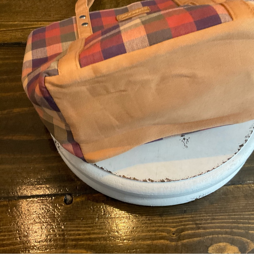 Longaberger Pink and Purple Tote Bag with Structured Design like new condition. - Picture 3 of 9